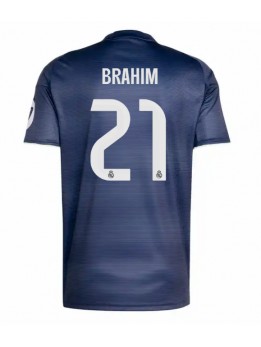 Billige Real Madrid Brahim Diaz #21 Bortedrakt 2025-26 Kortermet